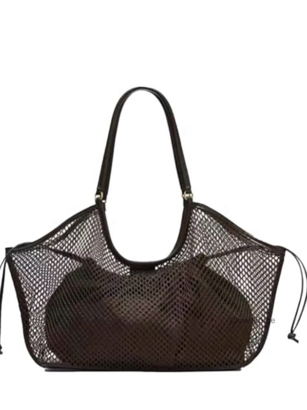 Zara Mesh shopper Bag with Inner Pouch